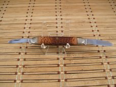 CAMILLUS NO.41 NEW YORK U.S.A. VINT. 1980'S JIGGED BONE DOUBLE BLADE NEAR MINT FOLDING POCKET KNIFE CAMILLUS NO.41 NEW YORK U.S.A. VINT. 1980'S JIGGED BONE DOUBLE BLADE NEAR MINT FOLDING POCKET KNIFE