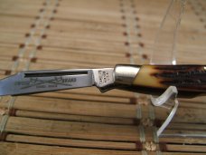 CAMILLUS NEW YORK U.S.A. NO.70 SWORD BRAND 1980'S STAGLON CARBON STEEL BLADES STOCKMAN POCKET KNIFE CAMILLUS NEW YORK U.S.A. NO.70 SWORD BRAND 1980'S STAGLON CARBON STEEL BLADES STOCKMAN POCKET KNIFE