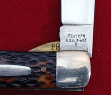 Western S-693 Folding Lock Blade 