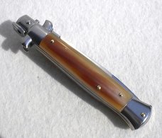 NEW 9" FRANK BELTRAME FRENCH BOVINE HORN ITALIAN STILETTO