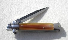 NEW 9" FRANK BELTRAME FRENCH BOVINE HORN ITALIAN STILETTO