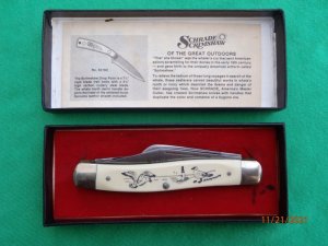 Schrade Scrimshaw SC-505 Stockman 