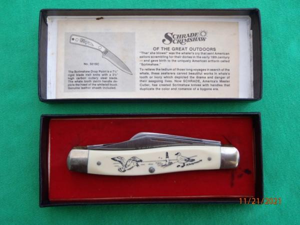 Schrade Scrimshaw SC-505 Stockman Schrade Scrimshaw SC-505 Stockman