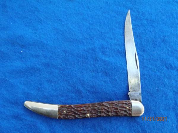 Large BOKER Bone handle Toothpick 5" Large BOKER Bone handle Toothpick 5"