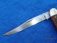 Large BOKER Bone handle Toothpick 5" Large BOKER Bone handle Toothpick 5"