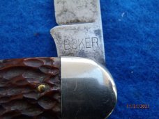 Large BOKER Bone handle Toothpick 5" Large BOKER Bone handle Toothpick 5"