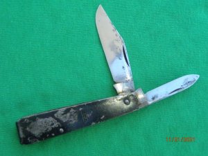 Allen Cutlery Co Newburgh NY 1917-1925 Metal handled knife.