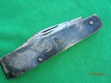 Allen Cutlery Co Newburgh NY 1917-1925 Metal handled knife. Allen Cutlery Co Newburgh NY 1917-1925 Metal handled knife.