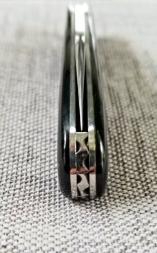 K'roo Custom Swayback Lockback W/ slip, 4" closeD micarta, spacers and liners filework K'roo Custom Swayback Lockback W/ slip, 4" closeD micarta, spacers and liners filework