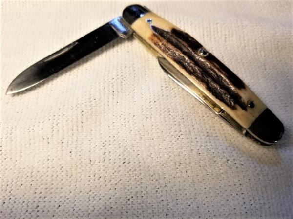 KA-BAR STAG EQUAL END 3 1/4" 1960'S KA-BAR STAG EQUAL END 3 1/4" 1960'S