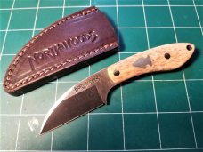 Northwoods Knives Fall Creek Wharncliffe Fixed Blade **GIRAFFE BONE**