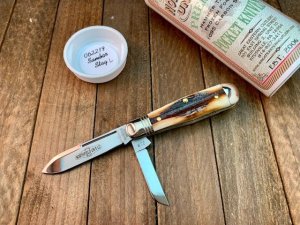 Great Eastern Cutlery Northfield Pemberton Sambar Stag 2 Blade Pattern 06