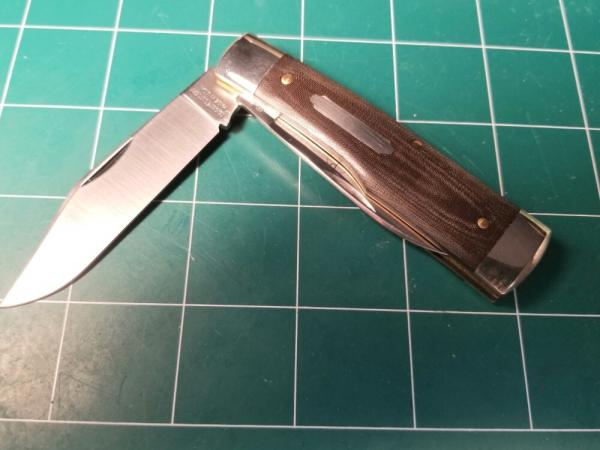 2018 GEC GREAT EASTERN CUTLERY 441218 GREEN MICARTA GUNSTOCK JACK KNIFE NIT 2018 GEC GREAT EASTERN CUTLERY 441218 GREEN MICARTA GUNSTOCK JACK KNIFE NIT