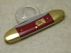 Robt Klaas Kissing Crane Solingen Germany Red 2920 Butterbean/Mini Canoe Knife c.1980 Robt Klaas Kissing Crane Solingen Germany Red 2920 Butterbean/Mini Canoe Knife c.1980