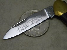 Robt Klaas Kissing Crane Solingen Germany Wood 2928 Butterbean/Mini Canoe Knife c.1980 Robt Klaas Kissing Crane Solingen Germany Wood 2928 Butterbean/Mini Canoe Knife c.1980
