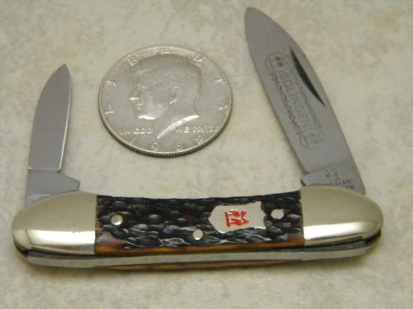 Robt Klaas Kissing Crane Solingen Germany Bone 2929 Butterbean/Mini Canoe Knife c.1980 Robt Klaas Kissing Crane Solingen Germany Bone 2929 Butterbean/Mini Canoe Knife c.1980