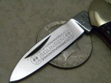 Robt Klaas Kissing Crane Solingen Germany Bone 2929 Butterbean/Mini Canoe Knife c.1980 Robt Klaas Kissing Crane Solingen Germany Bone 2929 Butterbean/Mini Canoe Knife c.1980