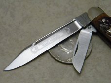 Robt Klaas Kissing Crane Solingen Germany Bone 1839 Mini Stockman Knife c.1977 Robt Klaas Kissing Crane Solingen Germany Bone 1839 Mini Stockman Knife c.1977