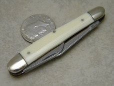 Robt Klaas Kissing Crane Solingen Germany Imitation Ivory 2341 4-Master Stockman Knife c.1979 Robt Klaas Kissing Crane Solingen Germany Imitation Ivory 2341 4-Master Stockman Knife c.1979