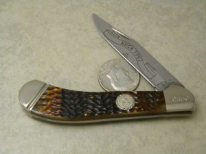 Case XX USA Bradford, PA Bone DB61100 SS NKCA 1991 1 Of 4000 Saddlehorn Knife 