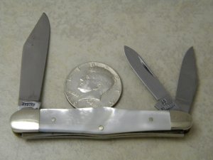 Kissing Crane Robt Klaas Solingen Germany 2737 Pearl Whittler Knife 1976