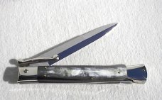 A.G.A. CAMPOLIN 33CM/13" BRAZILIAN HORN OVAL SWINGUARD, NICKEL SILVER BOLSTERS, CERTIFICATE & POUCH