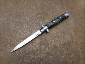 Vintage 9" diamond inox stamp stiletto