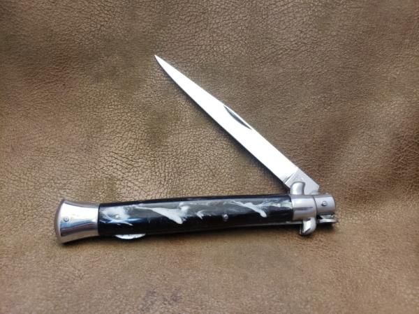 Vintage MADE ITALY 11" lockback stiletto