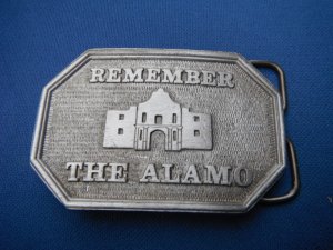 Remember the Alamo Belt Buckle.  God Bless Texas!!!