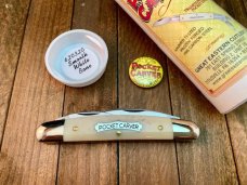 Great Eastern Cutlery Tidioute Pocket Carver 62 Smooth White Bone Great Eastern Cutlery Tidioute Pocket Carver 62 Smooth White Bone