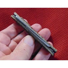 VINTAGE OLD SHEFFIELD MADE KNIFE BONE HANDLES 1920'S