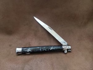 Vintage Made in Italy 13"  lockback stiletto