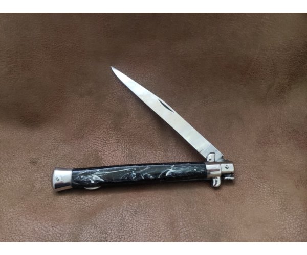 Vintage Made in Italy 13"  lockback stiletto