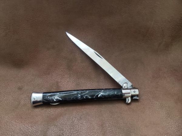 Vintage Made in Italy 13"  lockback stiletto