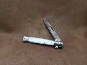 Vintage JOY Italy 9"  lockback stiletto