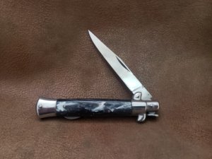 Vintage G.C Co M. Italy 8"  lockback stiletto