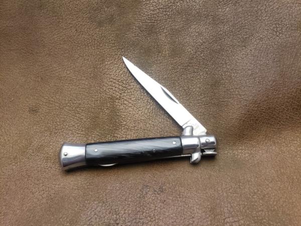 Vintage T.C Co M. Italy 8"  lockback stiletto