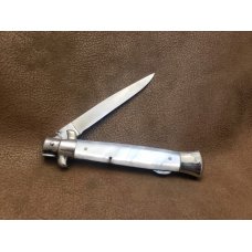 Vintage Made Italy 9"  lockback stiletto