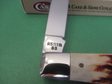 Case XX 1996 Red Stag Cheetah Pattern without Swing Guard Pattern # R5111 1/2 SS