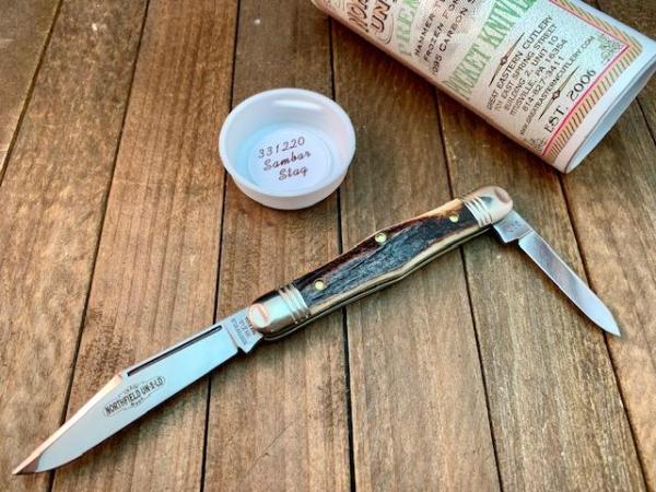 Great Eastern Cutlery Northfield Conductor Pattern 33 Sambar Stag Great Eastern Cutlery Northfield Conductor Pattern 33 Sambar Stag