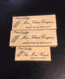 COLLECTION 3 FROST KNIVES CONGRESS