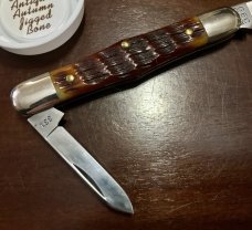 Great Eastern Cutlery Tidioute #331220 Conductor, Antique Autumn Jig Bone Handle, New (GEC 33) Great Eastern Cutlery Tidioute #331220 Conductor, Antique Autumn Jig Bone Handle, New (GEC 33)