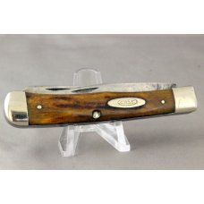 CASE XX 5254 Trapper, Well Used Knife, Nice Stag Handles, 1940-1964, Free Shipping
