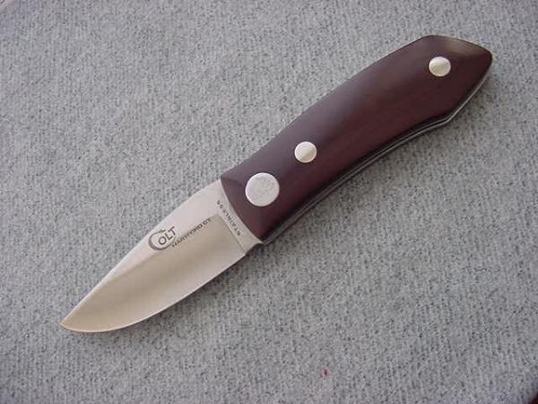 Vintage BARRY WOOD Colt, Hartford, CT Model MK-1 With Original Sheath and Box