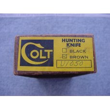 Vintage BARRY WOOD Colt, Hartford, CT Model MK-1 With Original Sheath and Box