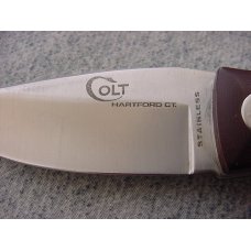 Vintage BARRY WOOD Colt, Hartford, CT Model MK-1 With Original Sheath and Box