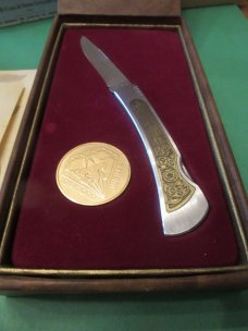 Schrade Ulster Lock Back Boy Scouts Of America Diamond Jubilee 75th Anniversary 