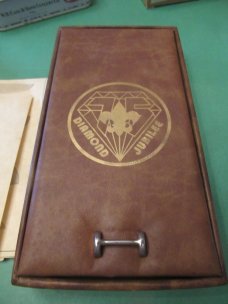 Schrade Ulster Lock Back Boy Scouts Of America Diamond Jubilee 75th Anniversary 