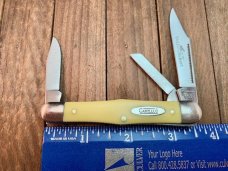 Camillus Yellow Jaket Whittler Yellow Delrin Handles. WK Camillus Yellow Jaket Whittler Yellow Delrin Handles. WK