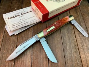 Camillus Rimfire Classic Stockman Brown Jigged Delrin   WK